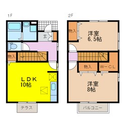 サニーハウス三城の物件間取画像